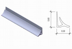 NUDO<sup>&reg;</sup> V-5 INSIDE CORNER & COVER (.63" COVER /.70" LEG)
