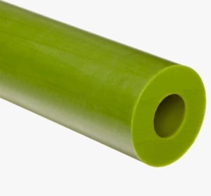 Nylon 6 Tube | Nyloil<sup>&reg;</sup> Oil Filled Green Nylon Tube