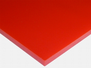 ACRYLIC SHEET - RED 2793 / 3RK31 CAST PAPER-MASKED (TRANSLUCENT 3%)
