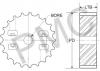 SPROCKET - FLAT-TOP CONVEYOR - 815 - STAINLESS STEEL HARDWARE | UHMW - 21 TEETH - 1 1/2" MAX BORE