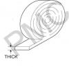 WEARSTRIPS - EXTRUDED COIL - UHMW | 1/8" THICK - 1" WIDTH - 50